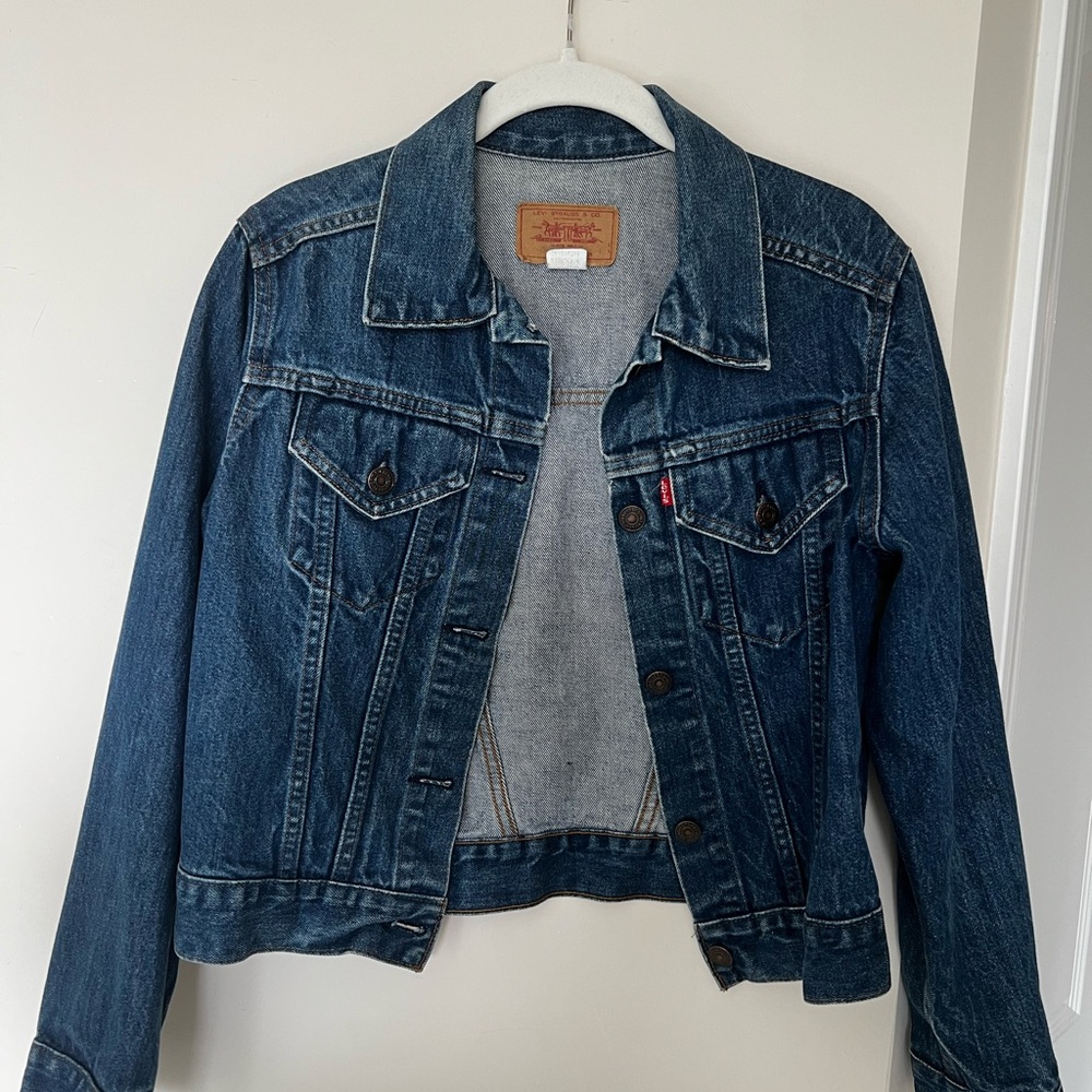 Levi's Women's Dark Blue Jean Jacket